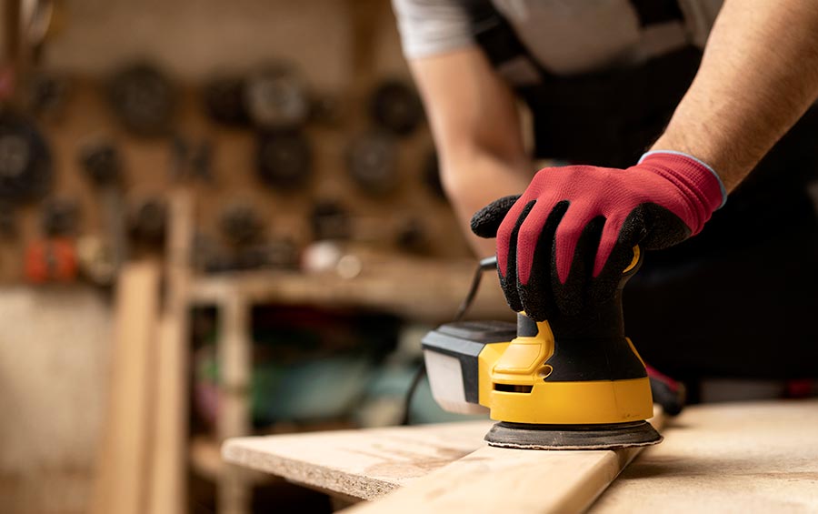 personalized work gloves to construction